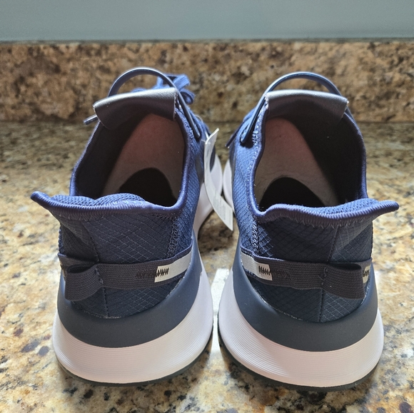 New With Tags Adidas Blue and White Sneakers with Chunky Sole - Picture 3 of 9